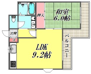 インペリアル塚口の物件間取画像